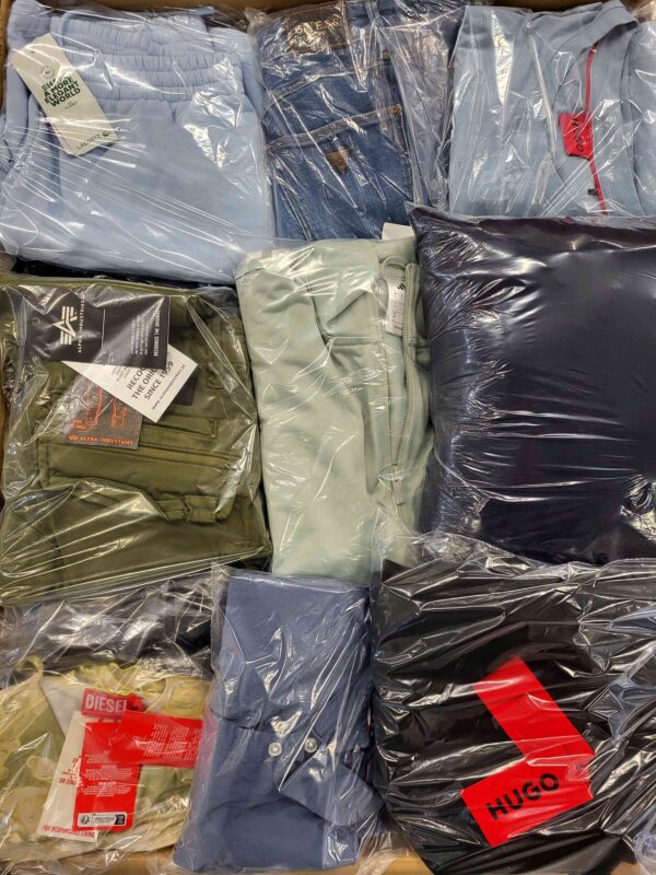 The photo shows a package with clothing in the category C.