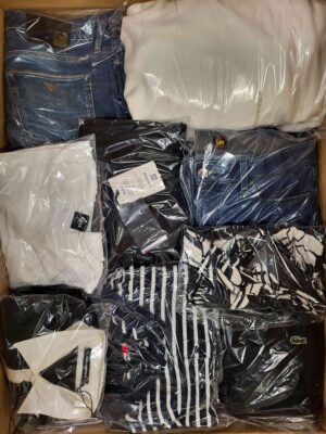 The photo shows a package with clothing in the category C.