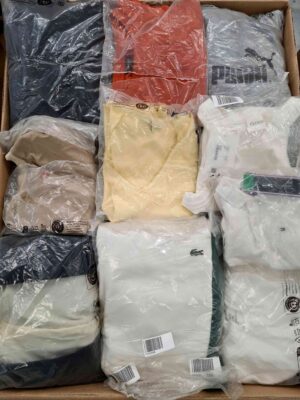 The photo shows a package with clothing in the category D.