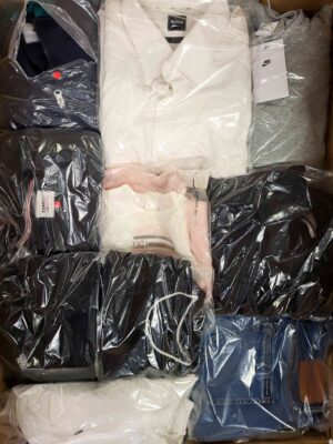 The photo shows a package with clothing in the category C.