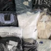The photo shows a package with clothing in the category C.