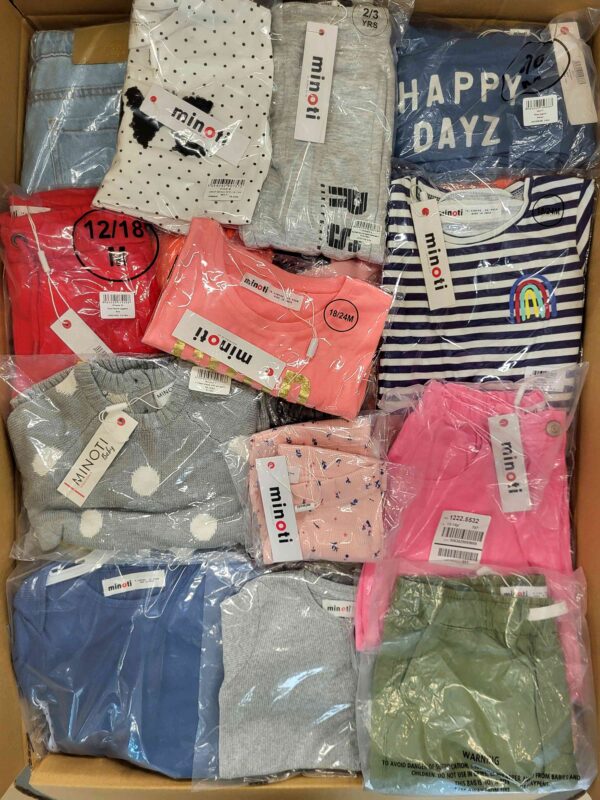 The photo shows a package with clothing in the category N.