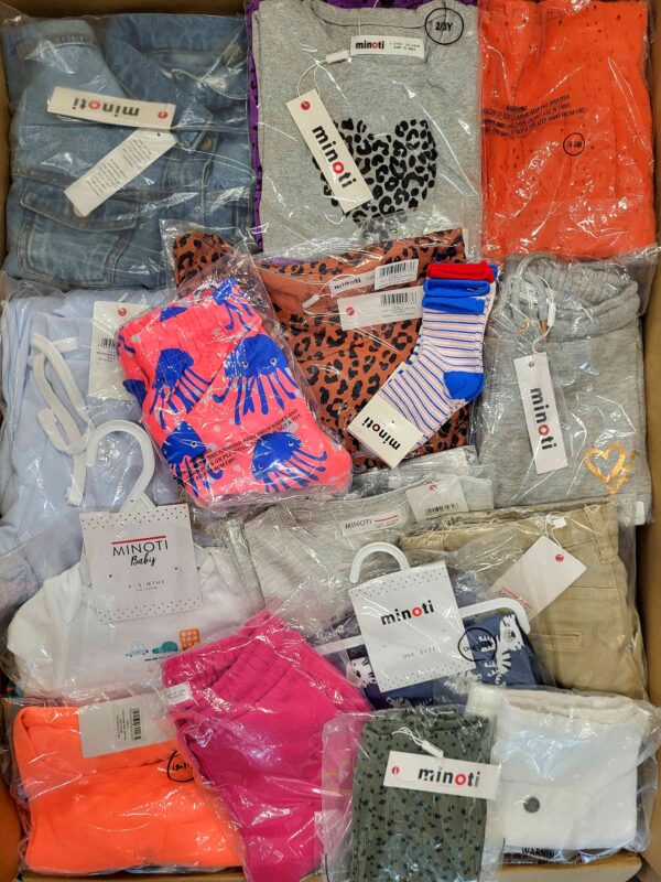 The photo shows a package with clothing in the category N.