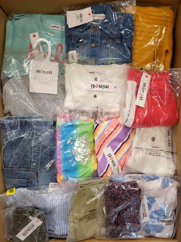 The photo shows a package with clothing in the category N.