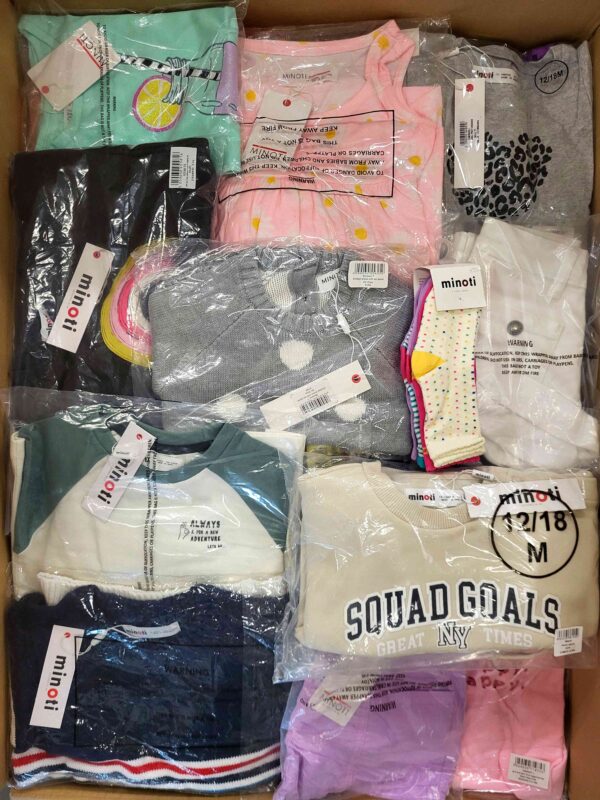 The photo shows a package with clothing in the category N.