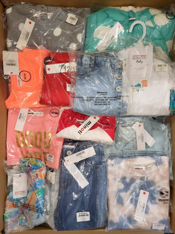 The photo shows a package with clothing in the category N.