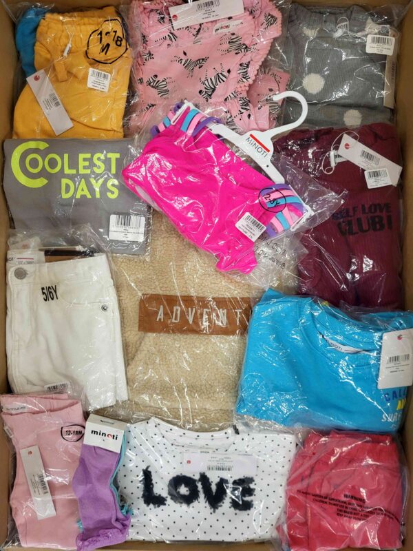 The photo shows a package with clothing in the category N.
