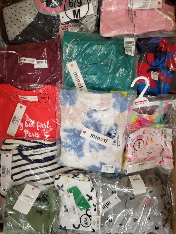 The photo shows a package with clothing in the category N.