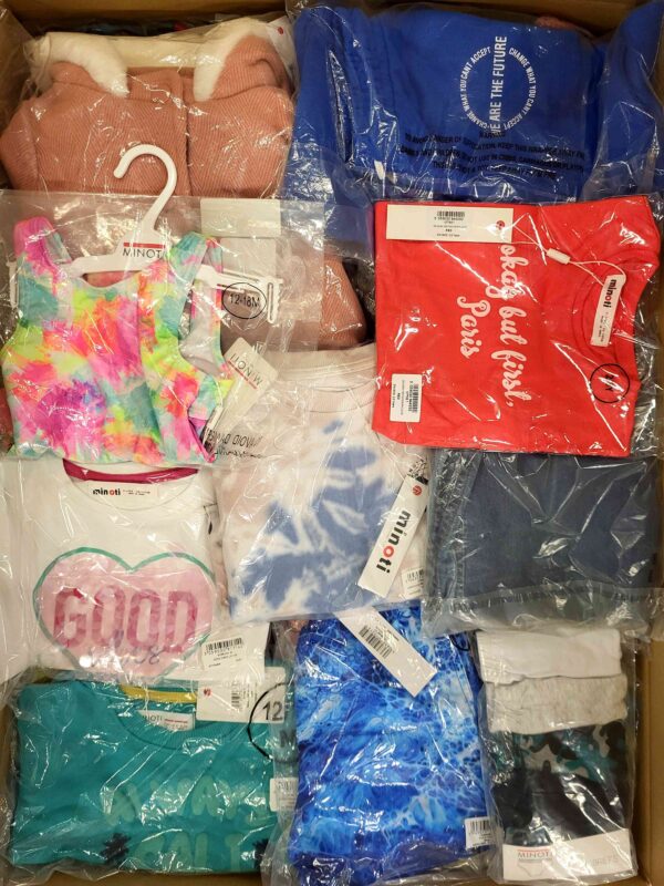 The photo shows a package with clothing in the category N.