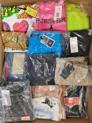 The photo shows a package with clothing in the category K.
