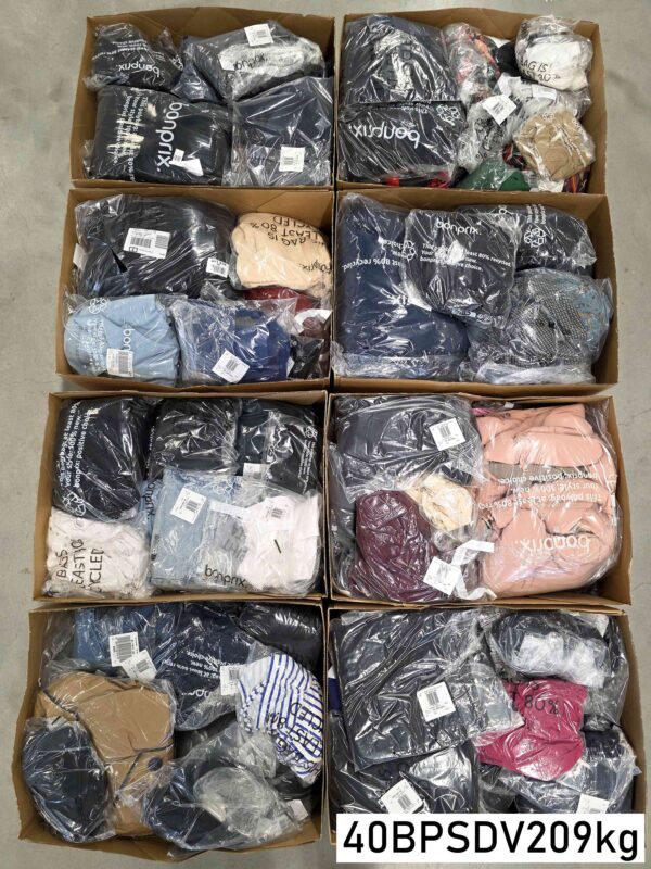 The photo shows a package with clothing in the category BPSDV.