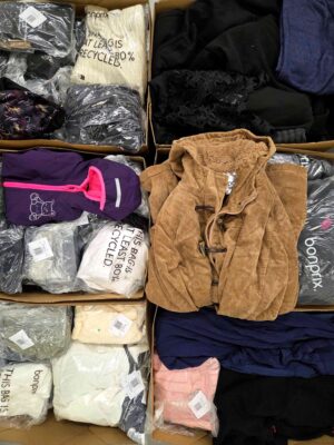 The photo shows a package with clothing in the category BPSDV.