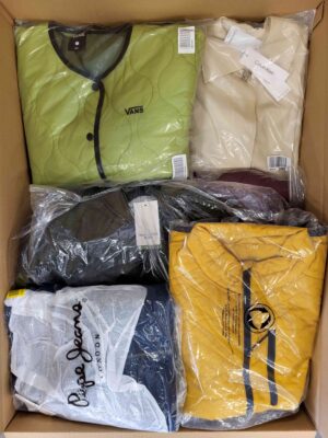 Home 8 The photo shows a package with clothing in the category AJS.