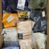 The photo shows a package with clothing in the category AP.