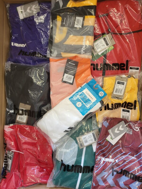 The photo shows a package with clothing in the category H.