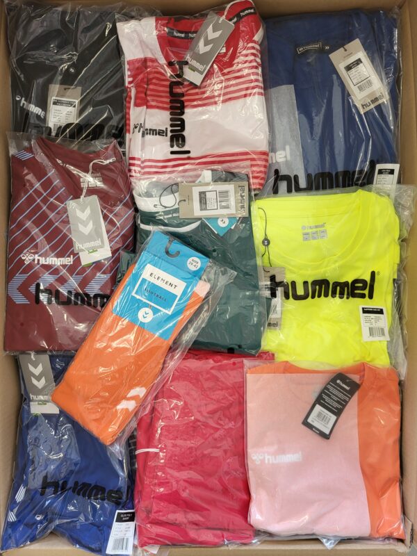 The photo shows a package with clothing in the category H.