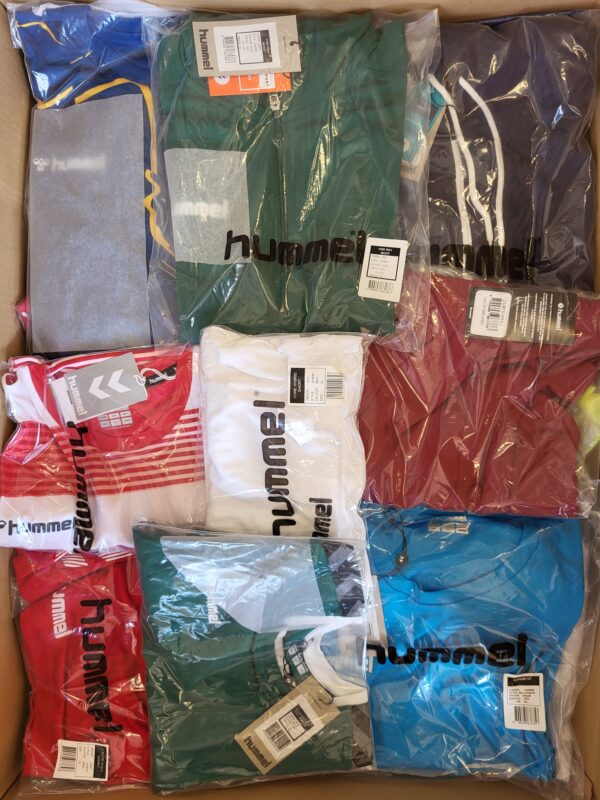 The photo shows a package with clothing in the category H.