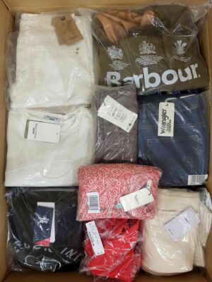 The photo shows a package with clothing in the category A.