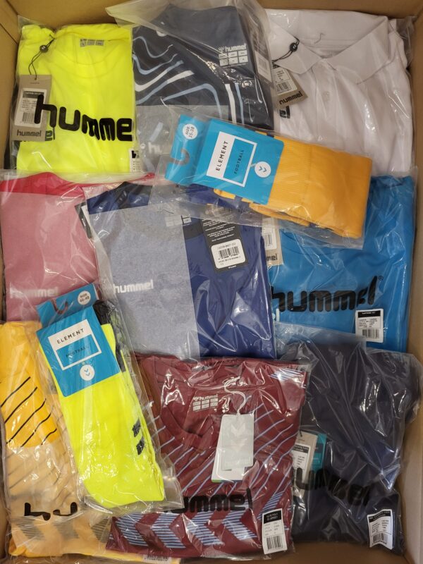 The photo shows a package with clothing in the category H.