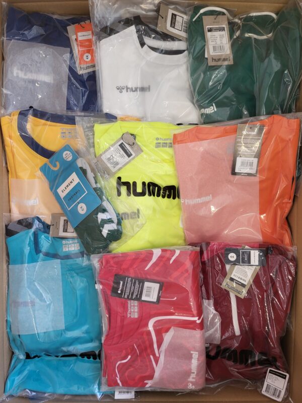 The photo shows a package with clothing in the category H.