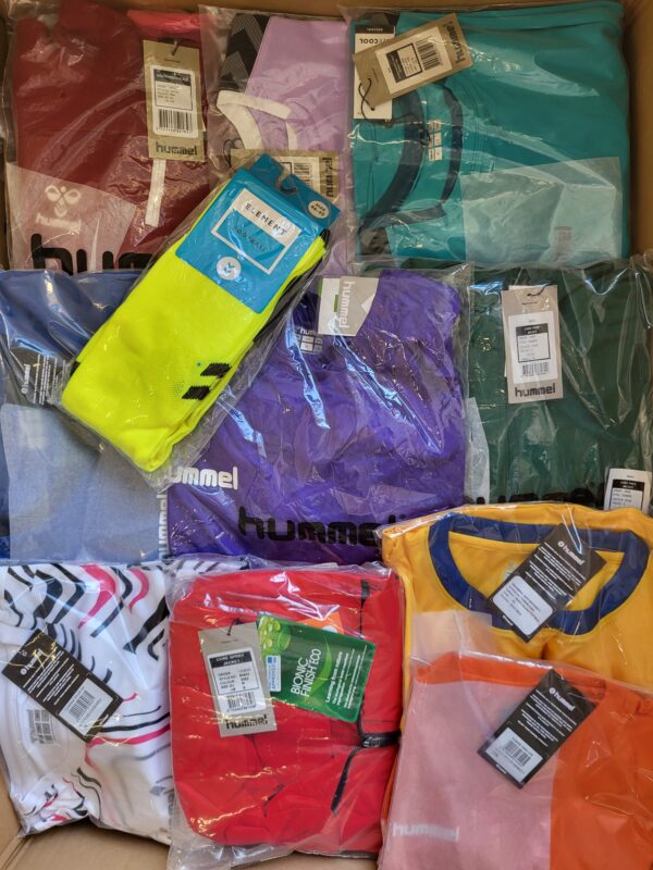 The photo shows a package with clothing in the category H.