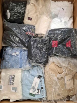 The photo shows a package with clothing in the category D.