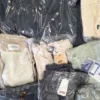The photo shows a package with clothing in the category B.