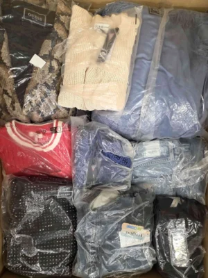 The photo shows a package with clothing in the category B.