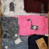 The photo shows a package with clothing in the category BB.