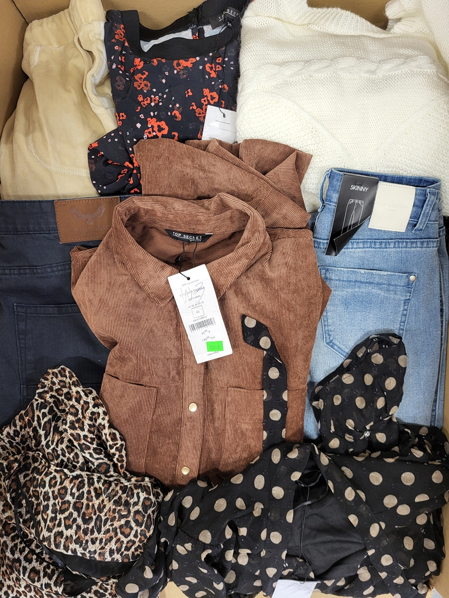 TSC459 3 The photo shows a package with clothing in the category TSC.