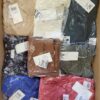 The photo shows a package with clothing in the category YA.