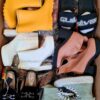 The photo shows a package with footwear in the category BSU.