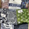 The photo shows a package with clothing in the category BB.