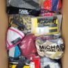 The photo shows a package with clothing in the category ABW.