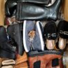 The photo shows a package with footwear in the category BSU.