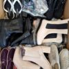 The photo shows a package with footwear in the category BSU.
