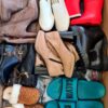The photo shows a package with footwear in the category BSU.