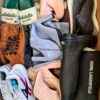The photo shows a package with footwear in the category BSU.