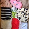 The photo shows a package with clothing in the category BSN.