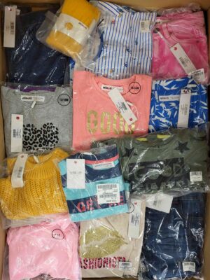 The photo shows a package with clothing in the category N.