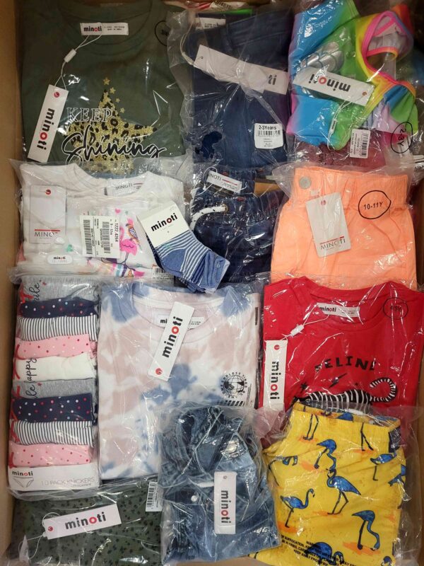 The photo shows a package with clothing in the category N.