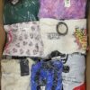 The photo shows a package with clothing in the category BB.
