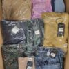 The photo shows a package with clothing in the category BB.