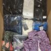 The photo shows a package with clothing in the category BB.