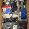 The photo shows a package with clothing in the category AU.