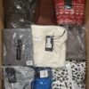 The photo shows a package with clothing in the category BB.