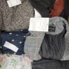 The photo shows a package with clothing in the category TSC.