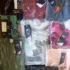 The photo shows a package with clothing in the category R.