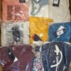 The photo shows a package with clothing in the category R.