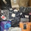 The photo shows a package with clothing in the category K.